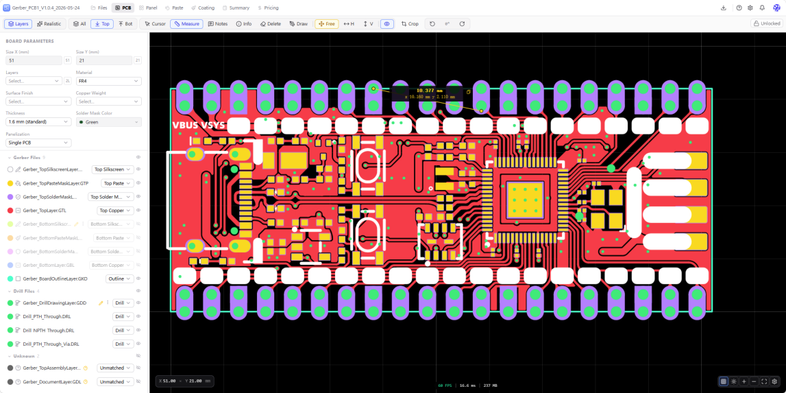 GerbTrace screenshot