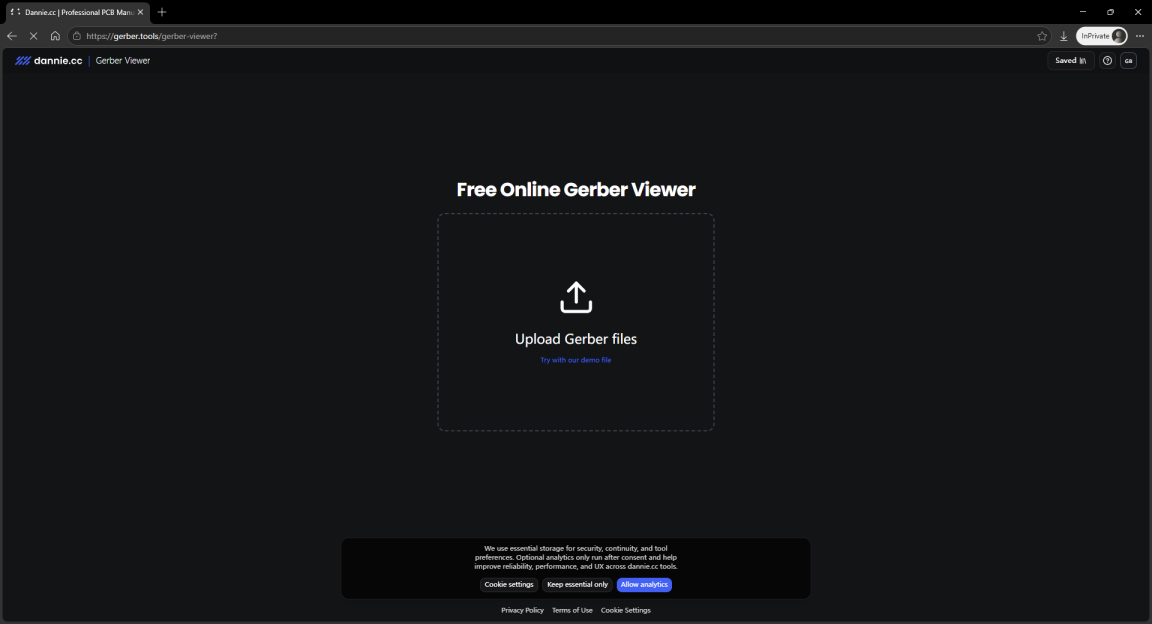 Gerber Tools screenshot