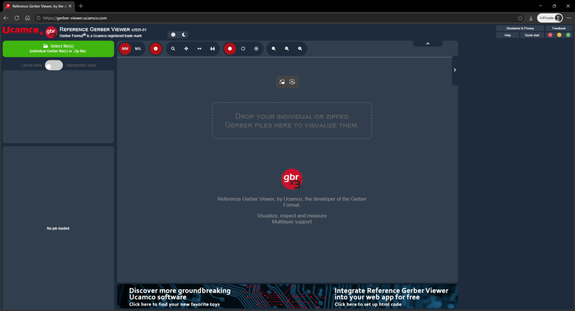 Ucamco Gerber Viewer screenshot