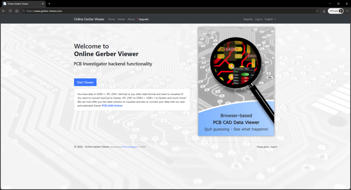 gerber-viewer.com screenshot